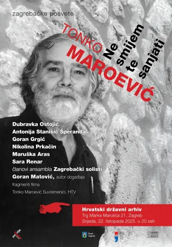 Tonko Maroevic tribute poster